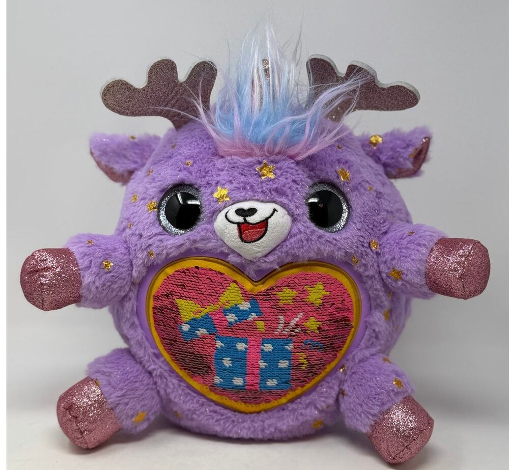 Zuru Rainbocorns Epic Golden Egg Series Purple Deery Queen Reindeer Plush Toy